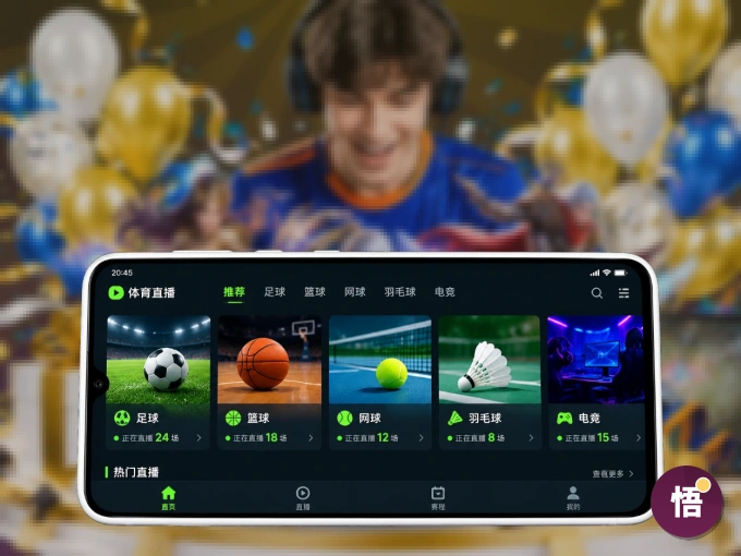 悟空体育 APP，精彩赛事触手可得